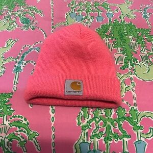 Carhartt toddler baby Pink Knit Beanie hat